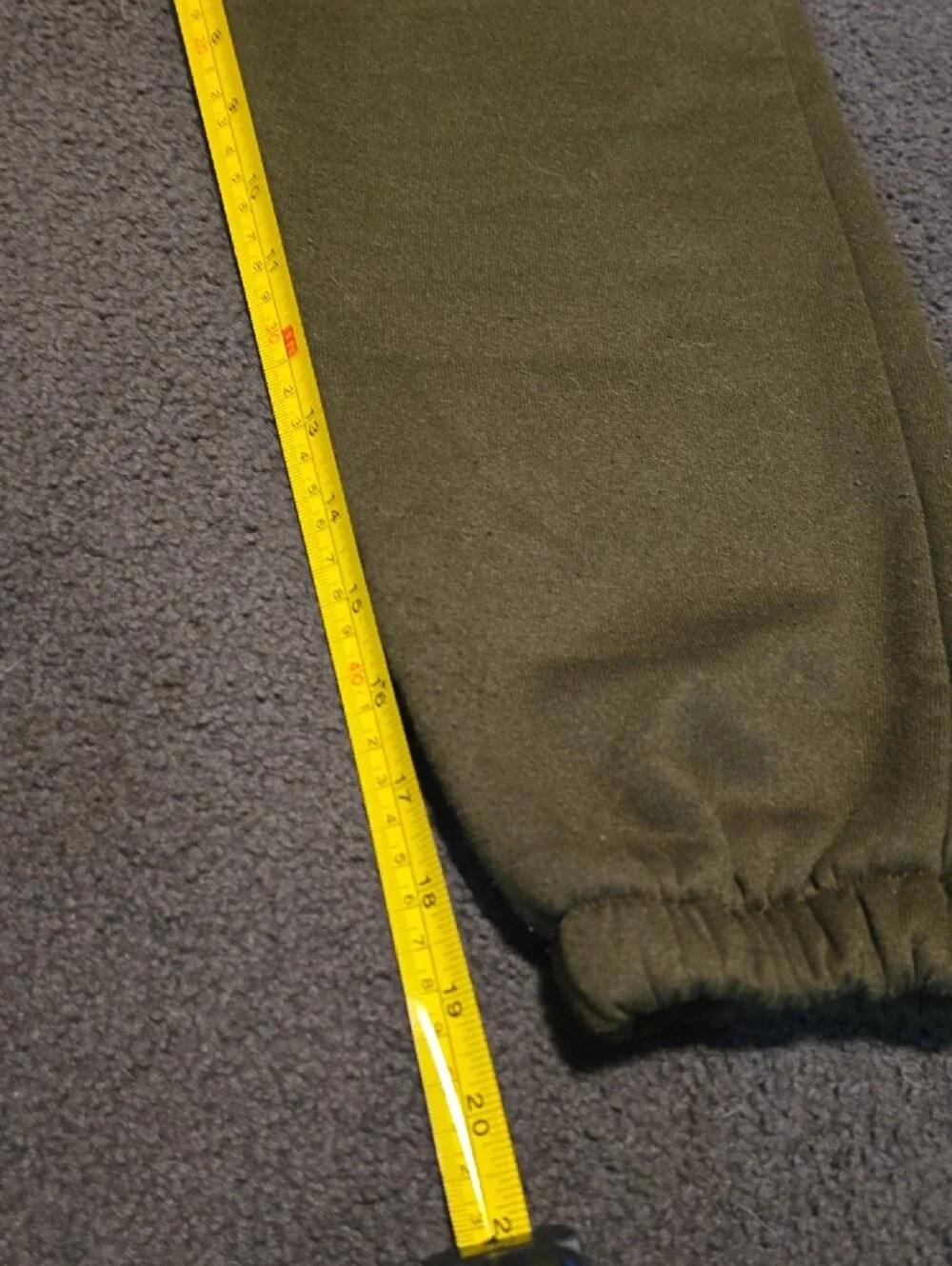 Kids Olive Cargo Joggers with Pocket Patch